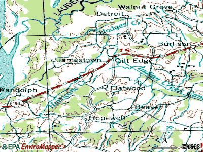 Gilt Edge topographic map
