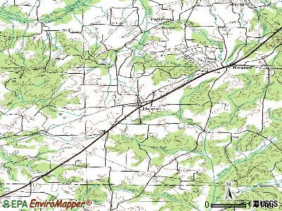 Henry topographic map