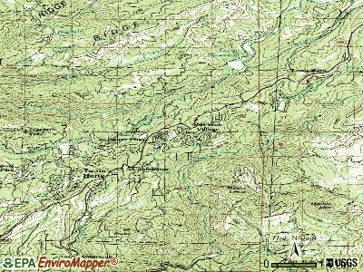 Mi-Wuk Village topographic map