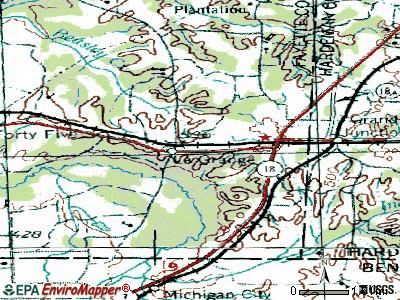 La Grange topographic map