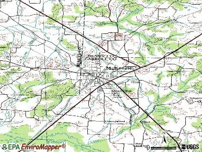 McKenzie topographic map