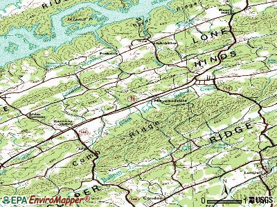 Maynardville topographic map