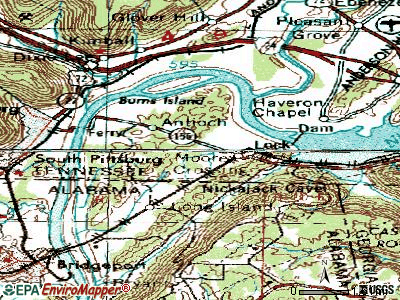 New Hope topographic map