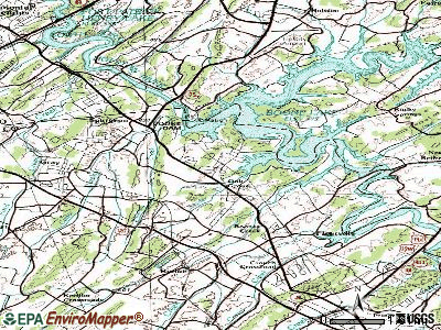 Oak Grove topographic map