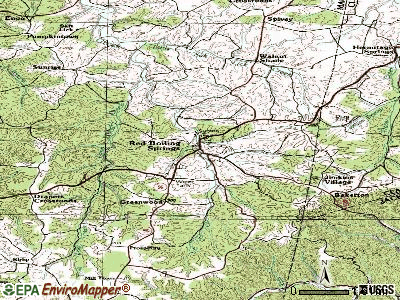Red Boiling Springs topographic map