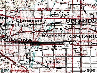 Monterey Park topographic map