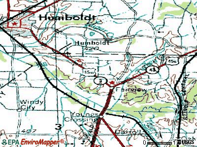 Troy topographic map