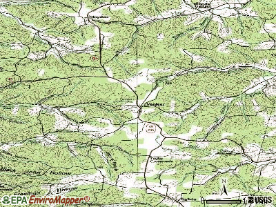 Vanleer topographic map