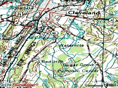 Wildwood Lake topographic map