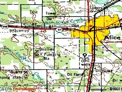 Alice Acres topographic map