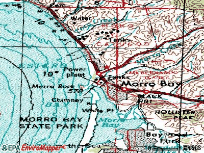Morro Bay topographic map