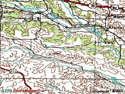Annetta South topographic map