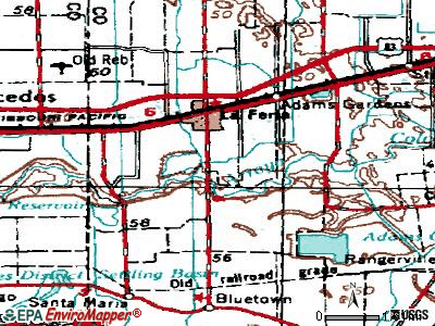 Arroyo Alto topographic map