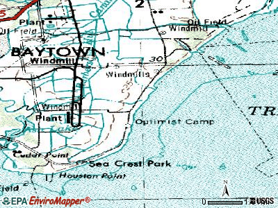 Beach City topographic map