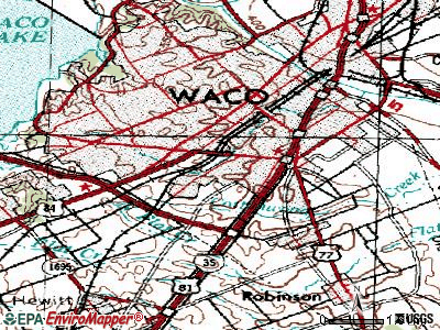 Beverly Hills topographic map