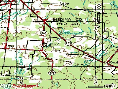 Bigfoot topographic map