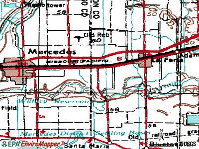 Bixby topographic map