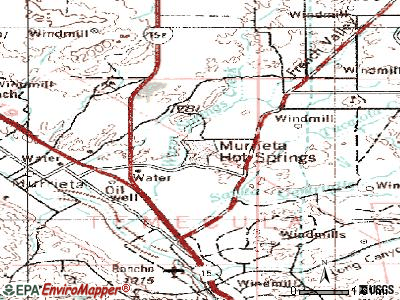 Murrieta Hot Springs topographic map