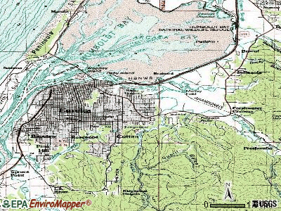 Myrtletown topographic map