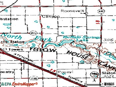 Buffalo Springs topographic map