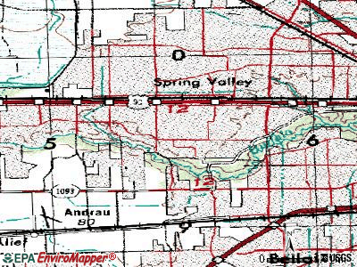 Bunker Hill Village topographic map