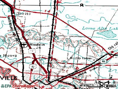 Cameron Park topographic map