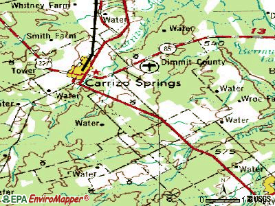 Carrizo Hill topographic map