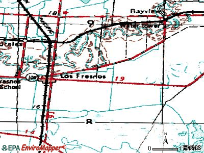 Chula Vista-Orason topographic map