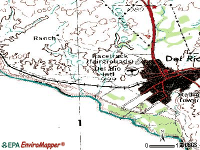 Cienegas Terrace topographic map