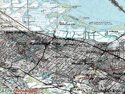 North Fair Oaks topographic map