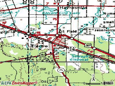 El Cenizo topographic map