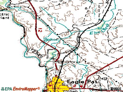 Elm Creek topographic map