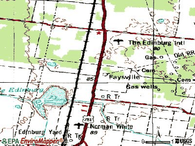 Faysville topographic map
