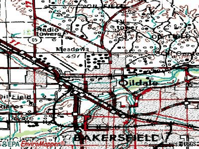 Oak Park topographic map