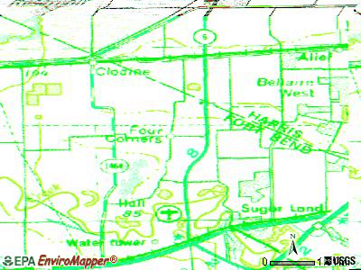 Four Corners topographic map