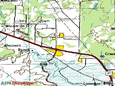 Grape Creek topographic map