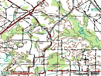Grays Prairie topographic map