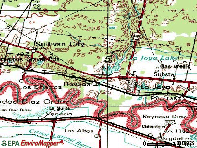 Havana topographic map