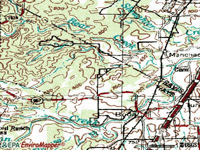 Hays topographic map