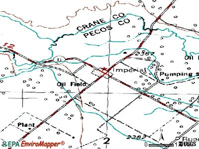 Imperial topographic map