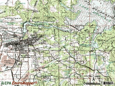 Oroville East topographic map