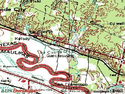 La Blanca topographic map
