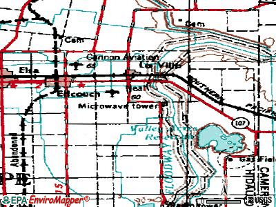 Laguna Seca topographic map