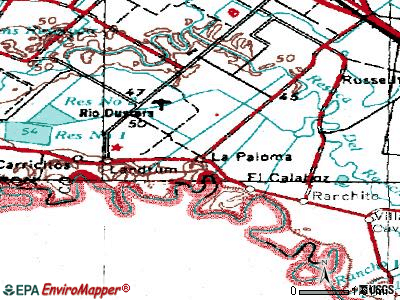 La Paloma topographic map