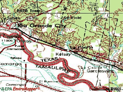 La Puerta topographic map