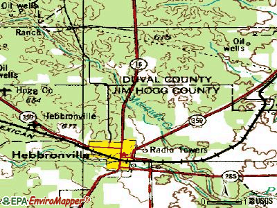 Las Lomitas topographic map