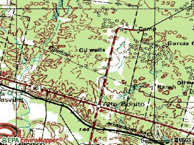 La Victoria topographic map