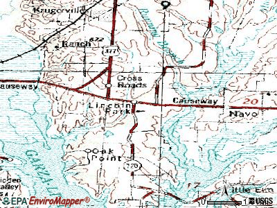 Lincoln Park topographic map