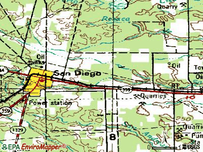 Loma Linda East topographic map