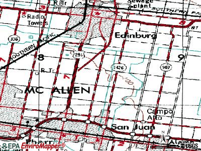 Lopezville topographic map